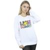 Disney Womens/Ladies The Lion King Pattern Logo Sweatshirt