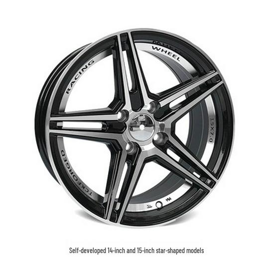 Compatible with 14-15 inch Toyota Yaris, Vios, Corolla and more for alloy wheels, steel rims, and tire modifications.