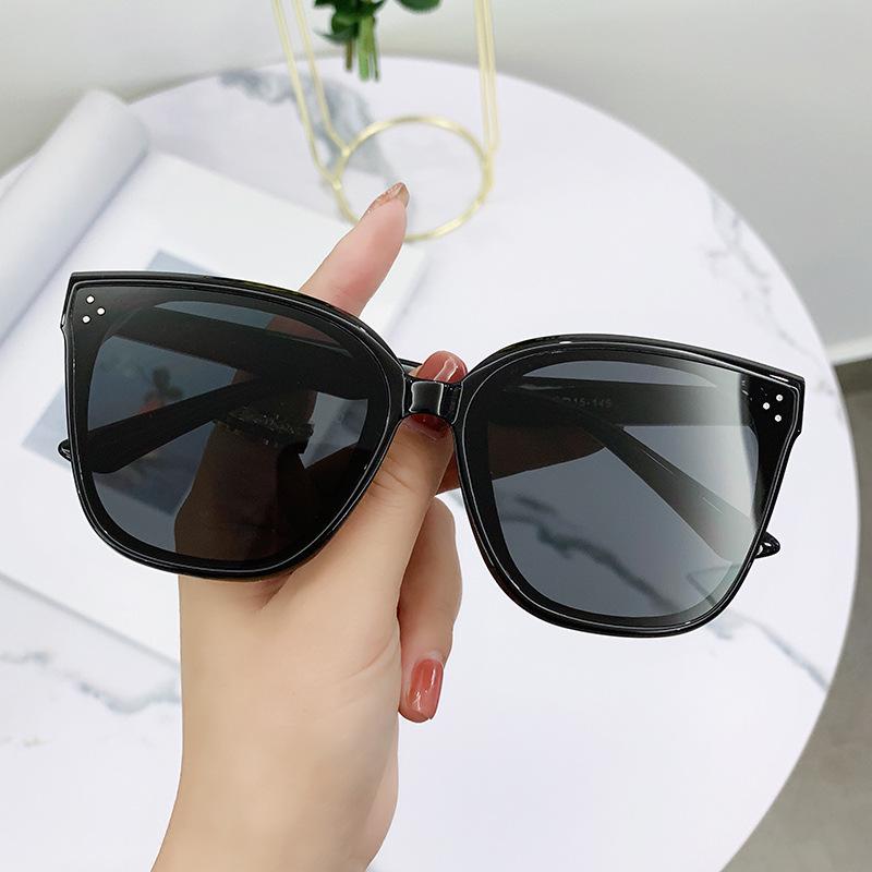 Women's Large Frame Sunglasses - High-End Celebrity Style & Trendy Sunshade Glasses