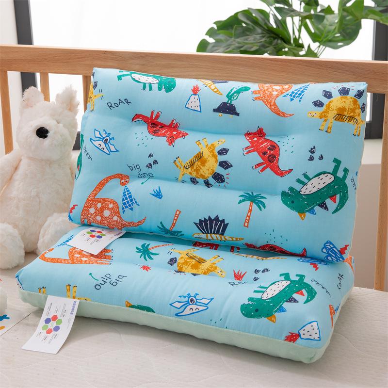 Children's Double-Sided Cartoon Cotton Bean Pillow - High Elasticity
