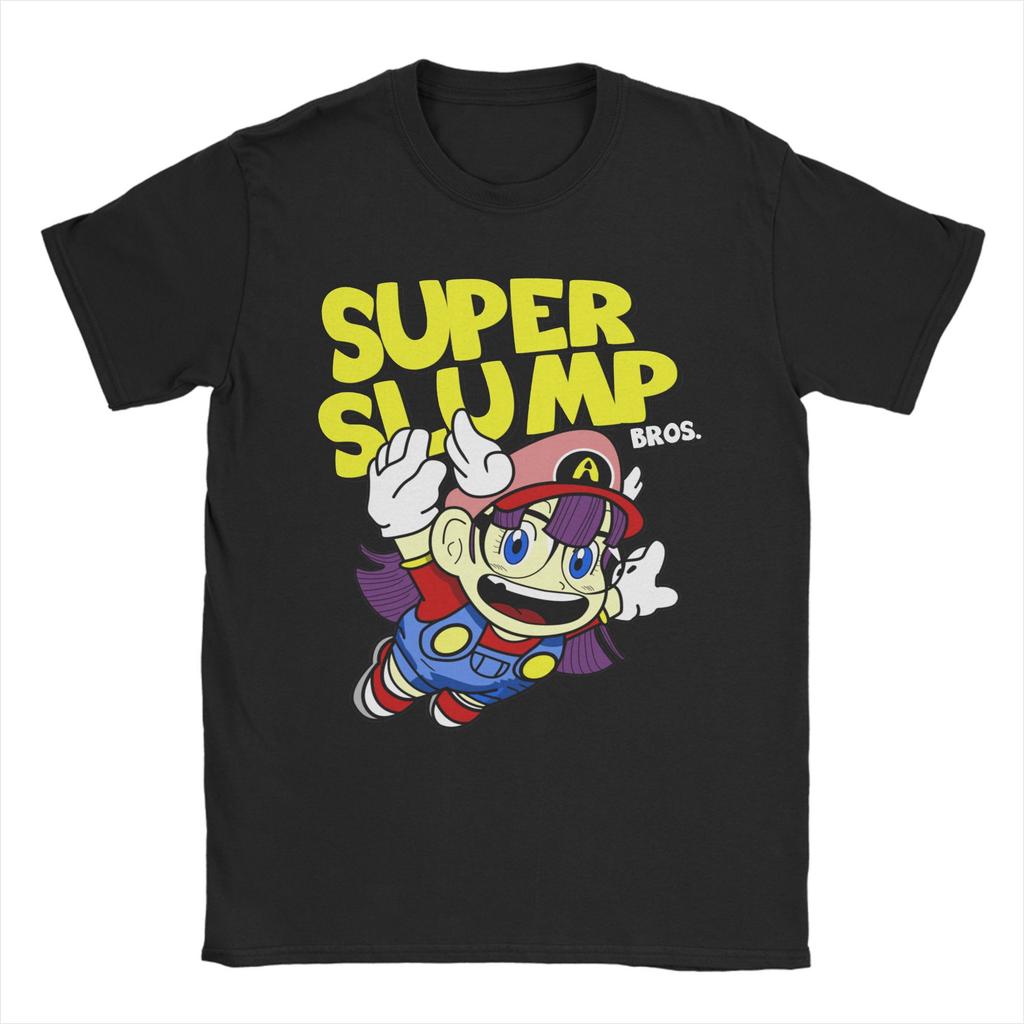 Camisetas Divertidas de Arale Dr. Slump Anime para Hombre y Mujer 100% Algodón Camiseta de Humor Cuello Redondo Mangas Cortas Ropa Nueva Llegada