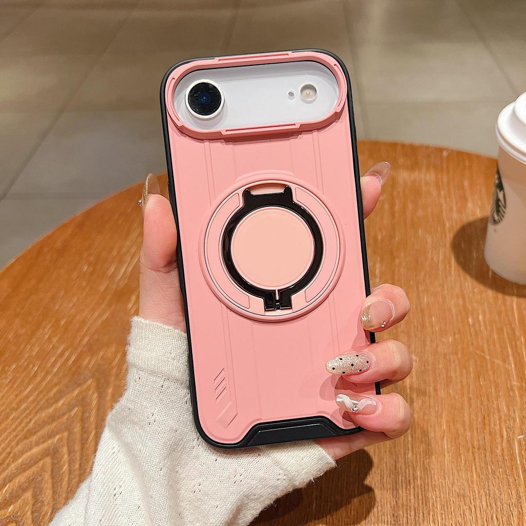 iPhone 17/18 Pro Max Rotating Stand Anti-fall Case with Apple 16E Cover