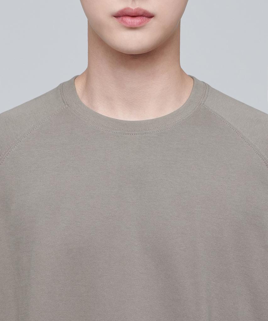 Musinsa Standard Extra Oversized Raglan T-Shirt [Dusty Beige]