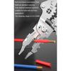 Foldable Wire Stripper Crimping Pliers Tool Multi Function Design For Electrician Work With Compact Steel Construction