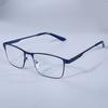 +0.75 1.25 1.5 1.75 2.0 2.25 2.75 Anti Blue Mens Glasses Men Square Metal Large Frame Reading Presbyopia Glasses Gafas Lectura