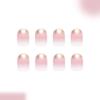 24Pieces French Styles False Nail Glitters White Tip Press On Nail Salon Quality At Home For Wedding Party Daily Use