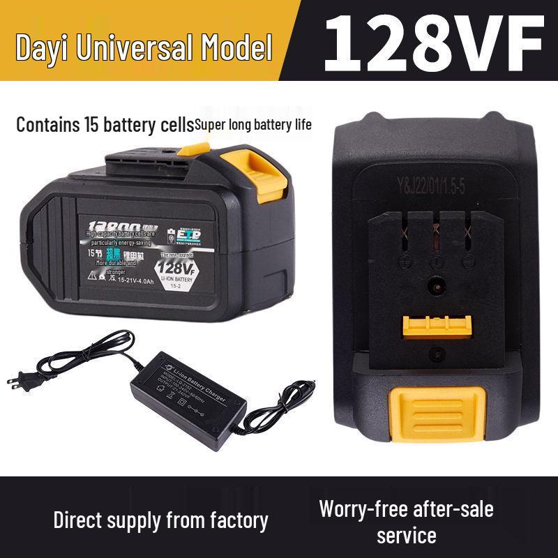 Universal 48VF/88VF Impact Wrench Battery & Charger for Angle Grinder and Electric Hammer