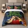 3Pcs Bed Set,Billie Eilish 1 Duvet Cover and 2 Pillowcases, Printed Bedding Decor For Guest Room