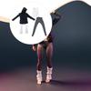 1/12 Scale Figure Outfit Set for Girl Doll Accs with Jacket Pants Miniature Clothing