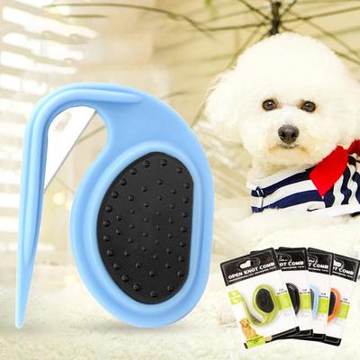 Cat Dog Comb Pet Open Knot Comb Cat Puppy Hair Fur Shedding Grooming Trimmer Blade Comb Cat Brush Dematting De-Knotting Comb