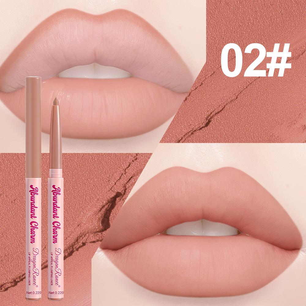 Lip Liner Lipstick Pen Waterproof Long-Lasting Hook Line Lip Pencil Matte Beginner Automatic Bean Paste Lip Contour Cosmetic