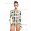 Womens Quick-Dry UV Protection Digital Print Wetsuit Snorkeling Surfing Swimming Water Sports