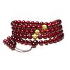 Myanmar Amber 108 Bead Buddhist Prayer Bracelet & Necklace for Men and Women - Honey Wax Multi-Loop Pure Water Hand Jewelry