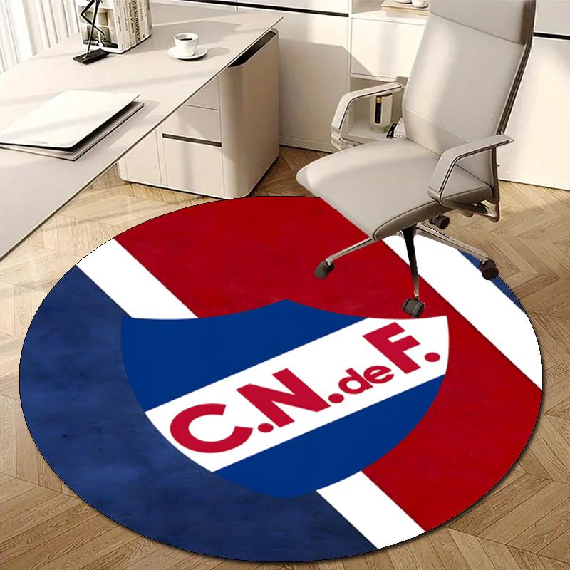 Personalized Club Nacional de Football Round Chair Office Rug - Perfect for Mat, Office Chair & More - Ideal Gift for Birthdays and Holidays