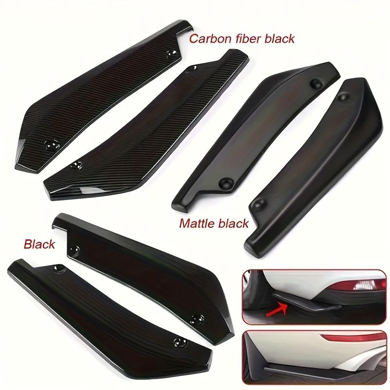 Two-piece Universal Car Bumper Lip Diffuser Split Spoiler Scraper Protector, Rear Corner Rear Spoiler Modification