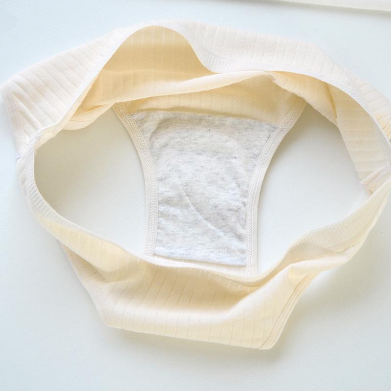 Women's Plus Size Mid-Waist Pure Cotton Solid Color European & American Style Triangle Panties