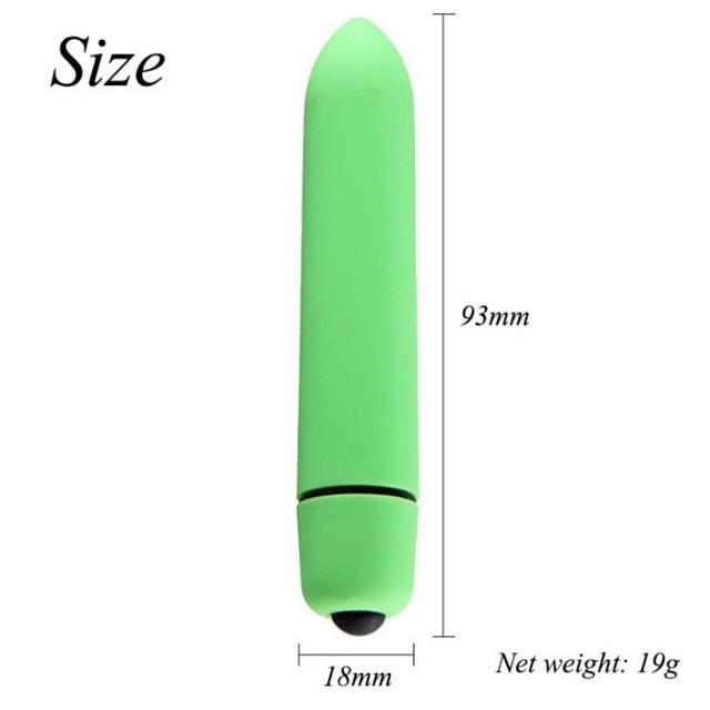 9 Colors 10 Speed Mini Bullet Dildo Vibrator Clitoris Stimulator Sex Products AV Stick Anal Sex Toys for Women