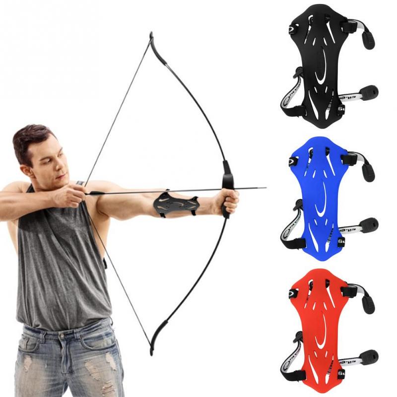 1pc Adjustable Soft Rubber Arm Guard Archery Protective Gear for