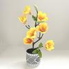 New Multi-Bloom Simulated Magnolia DIY Flower Pot Artificial Faux Plants Faux Flowers Plastic Fake Flower Home Decor