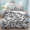 MINISO Panda Cartoon Anime Kids Bedding Set - Duvet Cover Decor Quilt Covers Pillowcase for Children's Bedroom Holiday Gift
