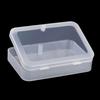 Leere Kartenhülle, 4er-Pack durchsichtige Plastik-Kartenspielboxen, Aufklappbare Aufbewahrungsbox für Baseball-Sammelkarten, Visitenkarten