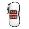 Custom Fireman Sam Shell Glasses Case Unisex Cool Eyeglasses Case Sunglasses Protector Box