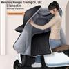 2024 Fleece-Lined Windproof Motorcycle Rain Cover - Waterproof, Thickened, Winter-Ready