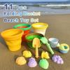 1/11 STKS Kinderen Fruit Strand Speelgoed Zomer Buiten Spellen Zand Speel Emmer Gieter Schep Kinderen Water Gereedschap Cadeau(willekeurige kleur)