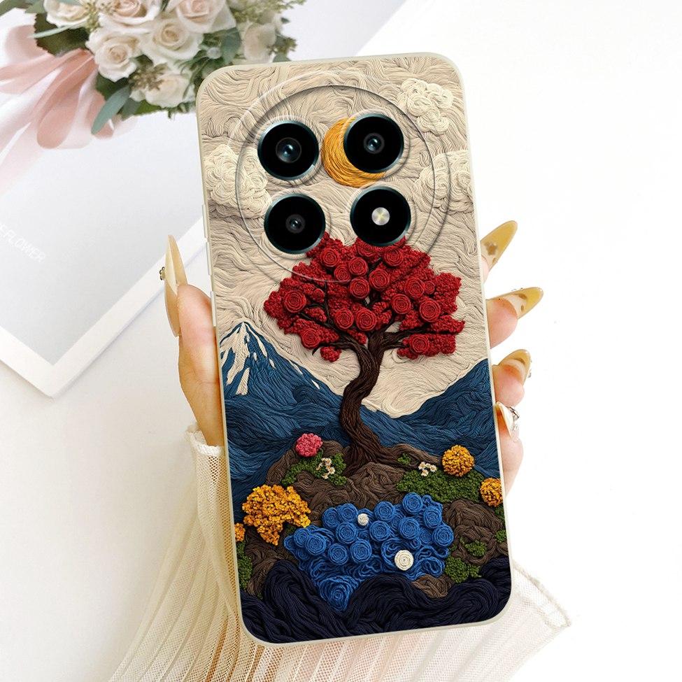 For Realme 13 Pro 5G Case Luxury Fashion Cool Kawaii Cute Painted Silicone Casing For Realme RMX3990 RMX3989