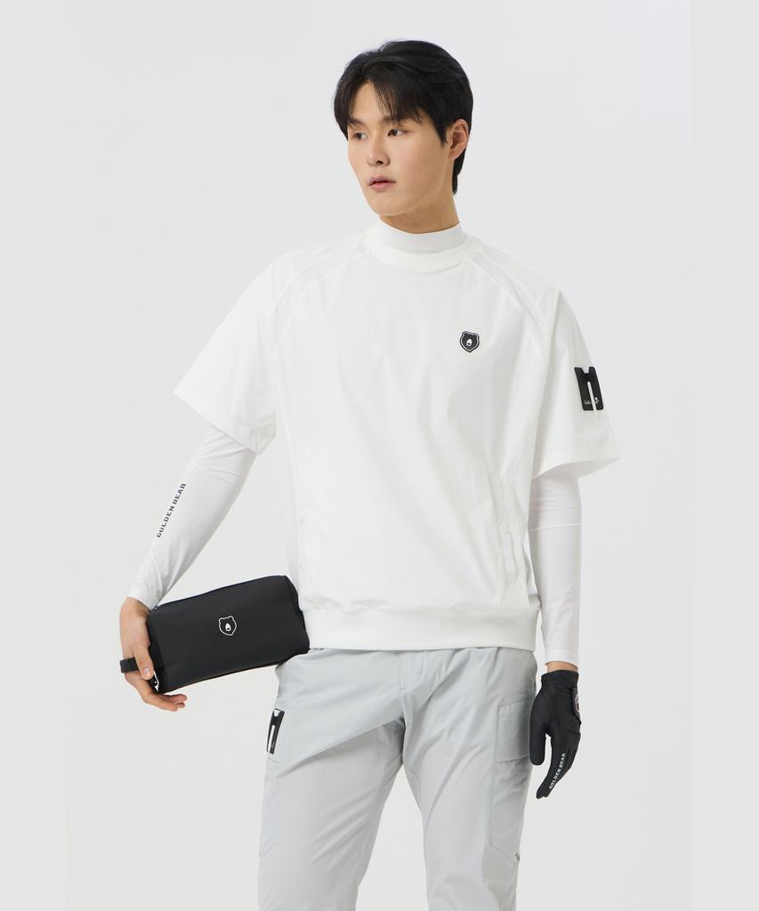Goldeunbeeo Stretchable Nylon Crewneck Sweatshirt_G4Tam25221Whx