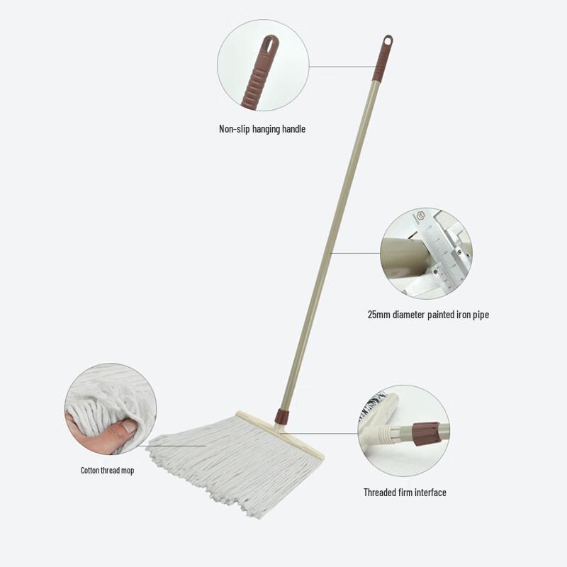 Maidekai Multi-strand Absorbent Cotton Mop