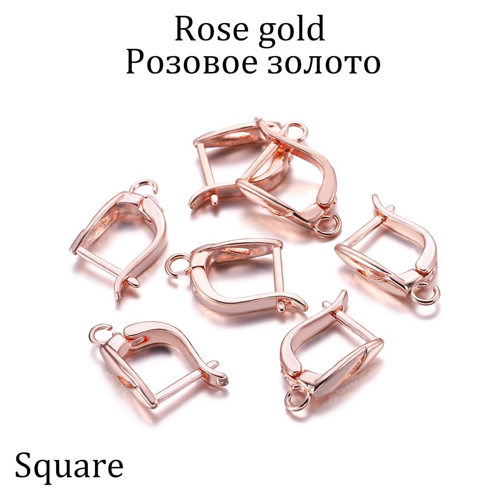 6-12Pcs/lot French Hoop Lever Back Open Loop Earring Hook Clasps Settings For DIY Jewelry Making Findings Accessories Supplies