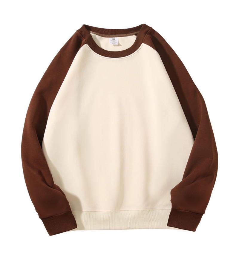 Japan-Korea Bestseller Women's Color Block Raglan Long Sleeve Sweatshirt - Lightweight, Casual Spring/Autumn Jacket