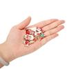 10Pcs/Lot Enamel Charms Christmas Pendants Ornaments Beads Necklace Earrings Decoration For DIY Jewelry Making Supplies