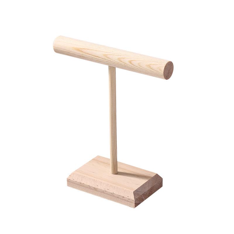 Wooden Jewelry Display Rack for Earrings, Hair Ties, Bracelets, and Ornaments