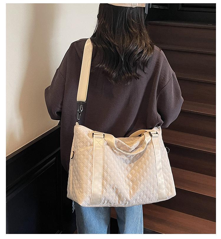 Large Capacity Travel & Gym Bag with Dry/Wet Separation - Shoulder Crossbody and Handheld