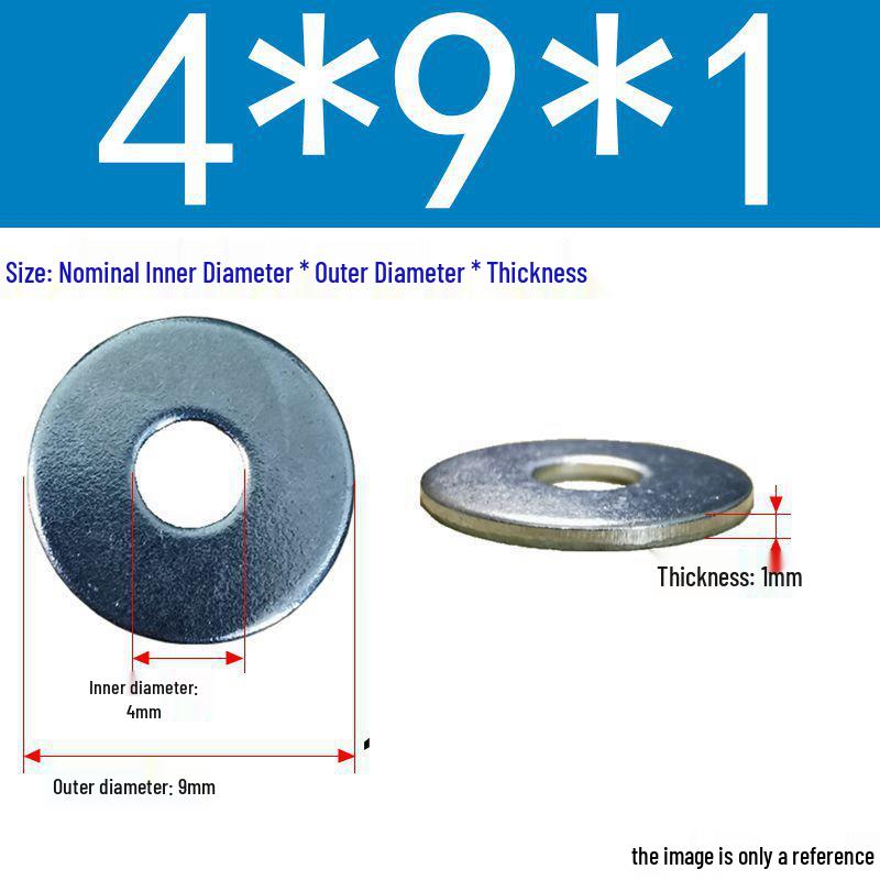 Galvanized Flat Metal Washer Spacer M3-M60