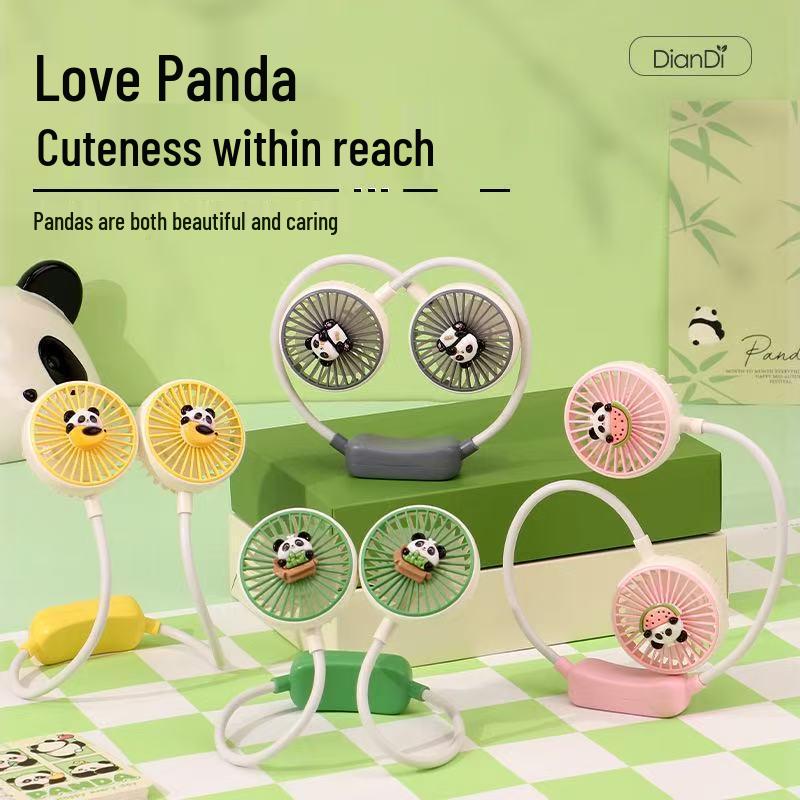 

Children’s Portable Rechargeable Panda Neck Fan for Home & Outdoor Use Size: 16.5*4*26 cm