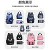 Sports Football Star Printed Youth Primary And Secondary School Student School Bag Three-Piece Men'S And Women'S Backpack