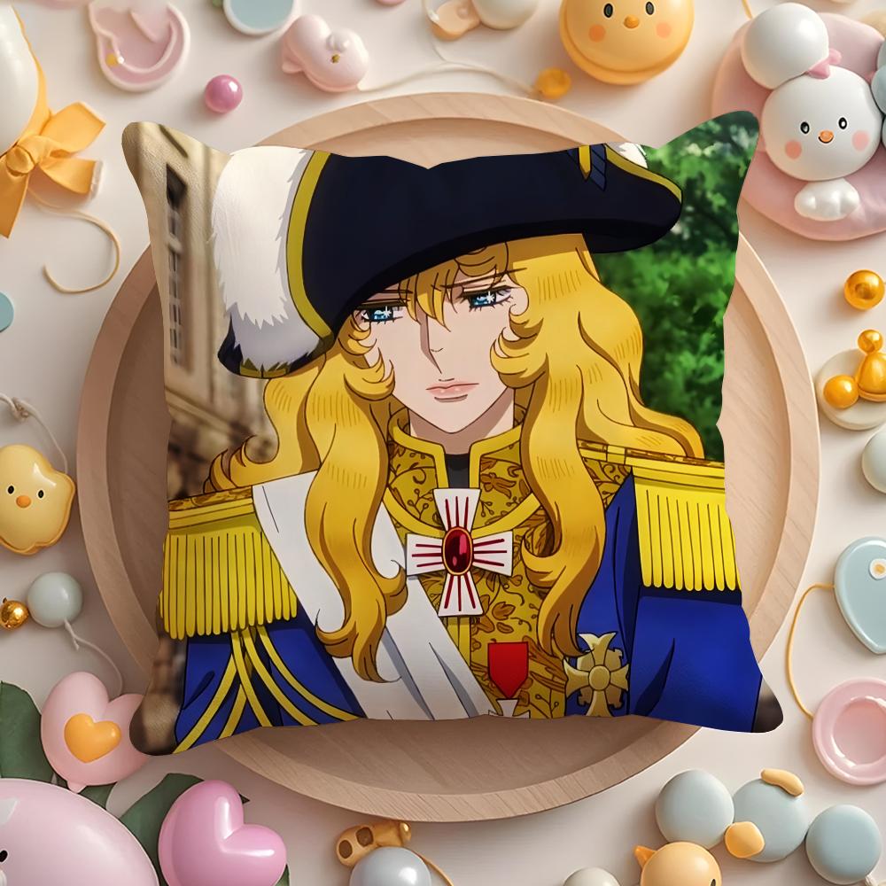

Anime The R-Rose of Versailles Cushion Cover Home & Car Multi-Scene Pillow Cover - Reversible, Soft & Durable for Daily Use 30cmx30cm