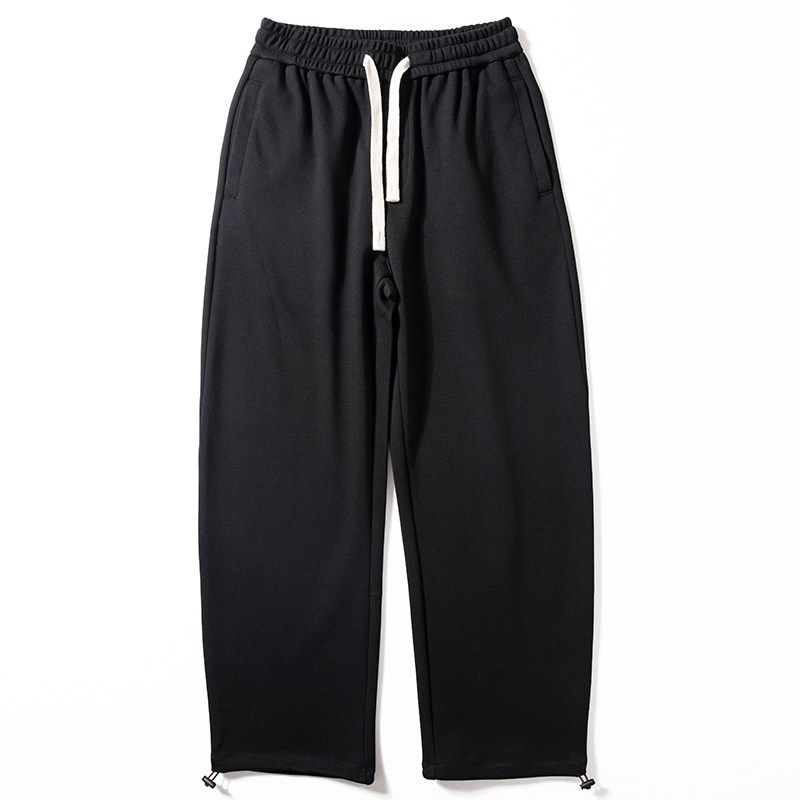 Casual Pants Men's Trendy Loose Street Wide-Legged Versatile Spring and Autumn Pants Japanese Style Retro Drawstring Straight-leg Sports Pants