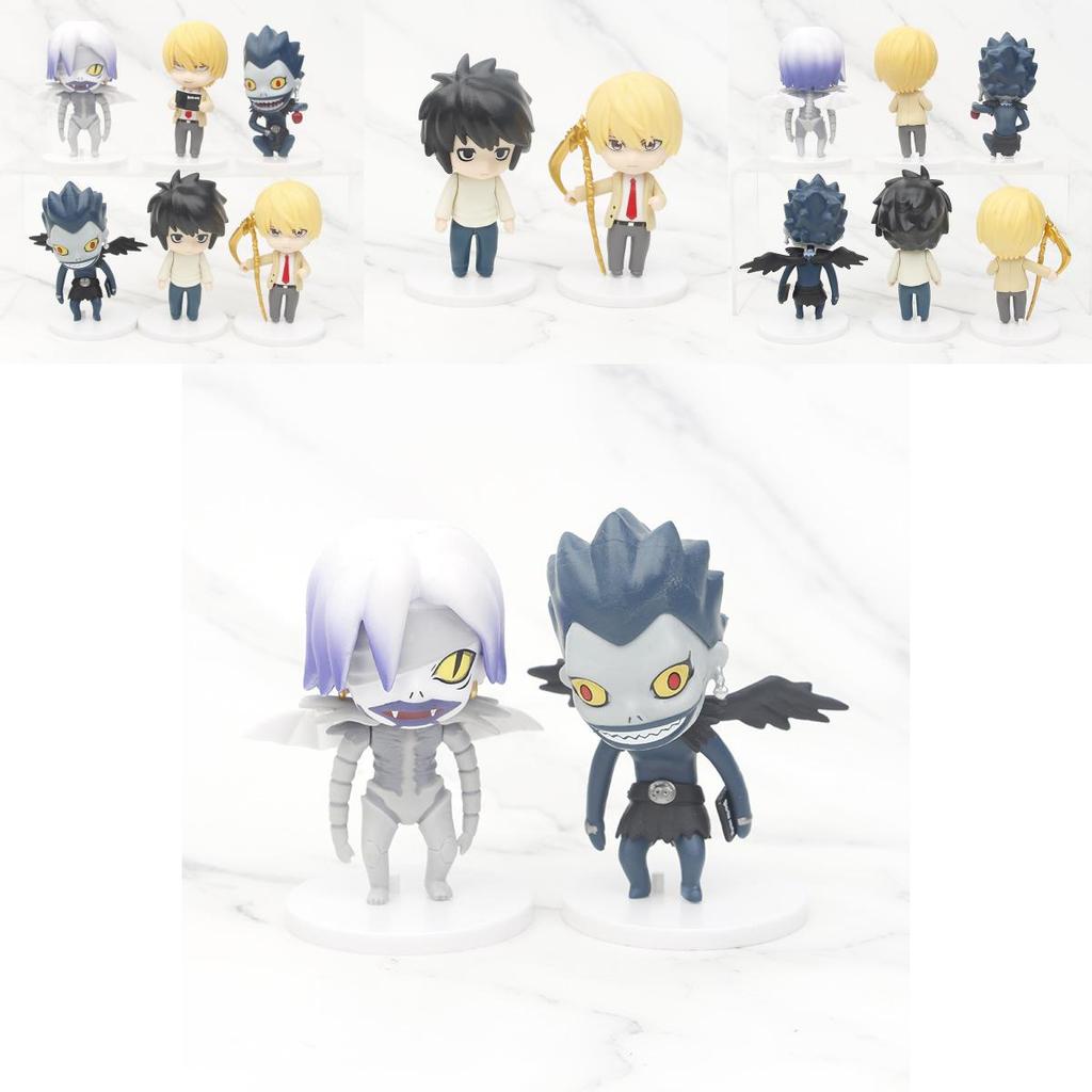 Premium 10cm Death Note Action Figures L Light Ryuk Rem Pvc Collectible Figurines