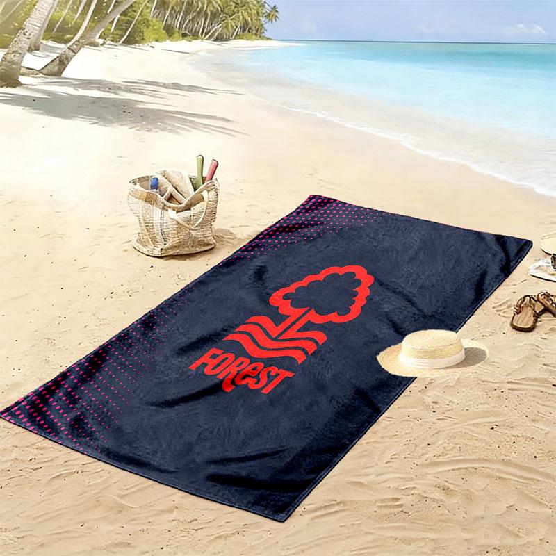 Nottingham Forest F.C Beach Towel, Large Soft Quick Dry Towel for Beach Camping Swimming