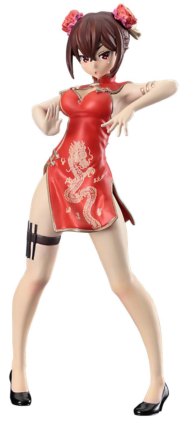 

Hasegawa Egg Girls Collection Haku Linfa Unpainted Resin Kit SP450 1/12 No.07 (Chinese Dress) красный