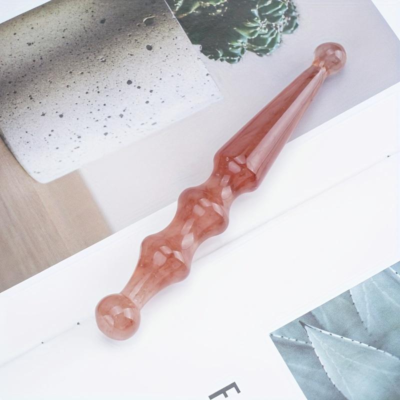 Resin Double-Headed Point Pen, Facial Acupressure Stick, Eye and Face Massage Tool for Skin Care and Beauty, Manual Massage Tool