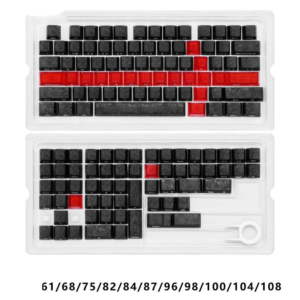 Průhledný průhledný set klávesnic Ice Cherry Profile PC Klávesy Mechanická klávesnice