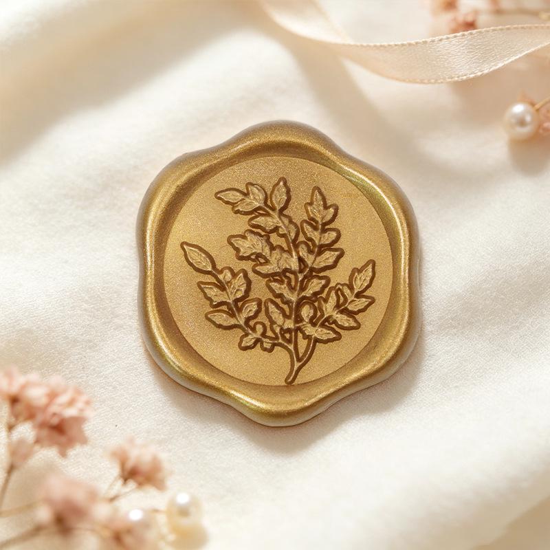 Wax Seal Stamp Kit: Embossed Stamp, Sealing Wax, Stickers for Envelopes, Postcards, Love Letters, and Gifts