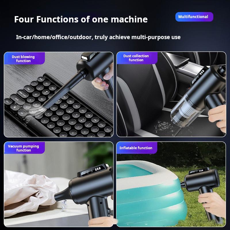 High Power Wireless Vacuum Cleaner Powerful Cordless Portable Car Vacuum Radio Cleaner Appliance Handheld Blower Car Cleaner