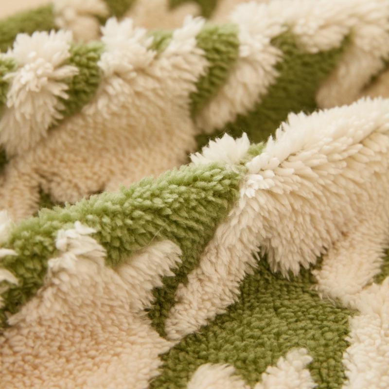 Plush Thousand Bird Grid Sofa Cover Cloth Towel One Piece Sofa Cover Sofa Blanket