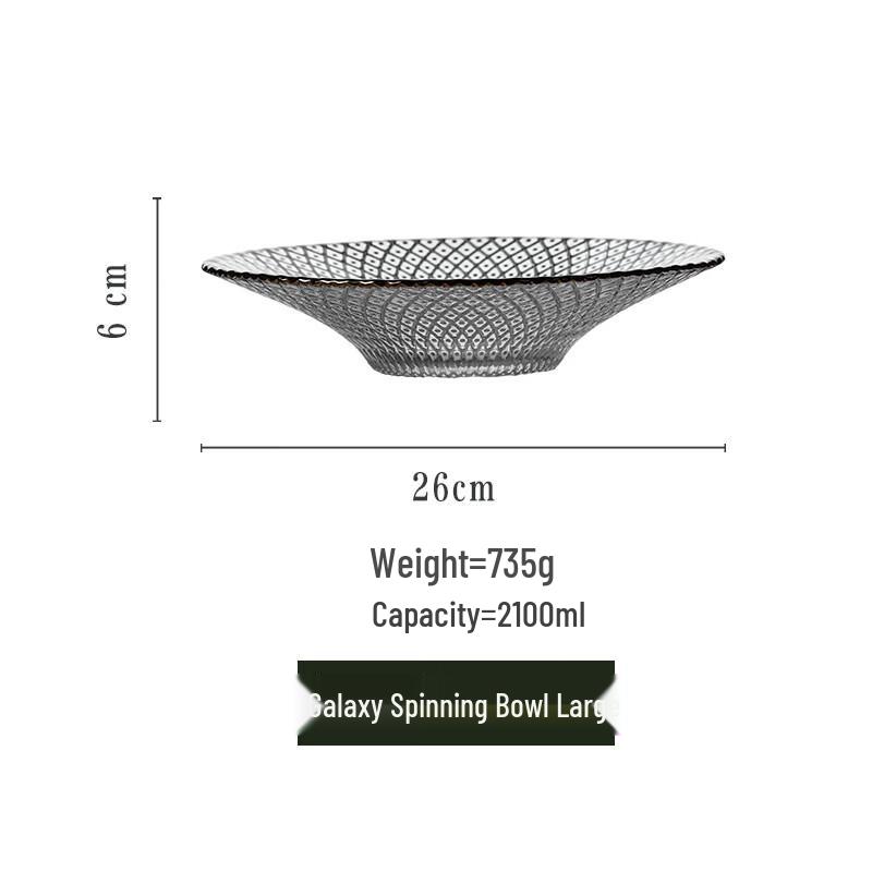 Декоративная стеклянная фруктовница Abay